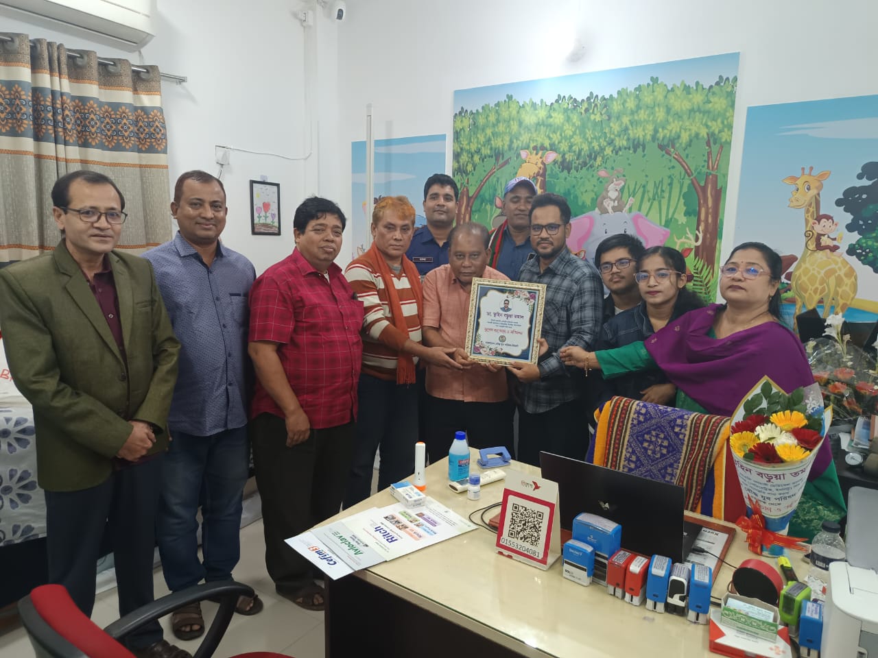 ডা. তুহিন বড়ুয়া তমাল সহকারী অধ্যাপক পদে পদোন্নতি লাভে বাংলাদেশ বৌদ্ধ যুব পরিষদ এর সংবর্ধনা