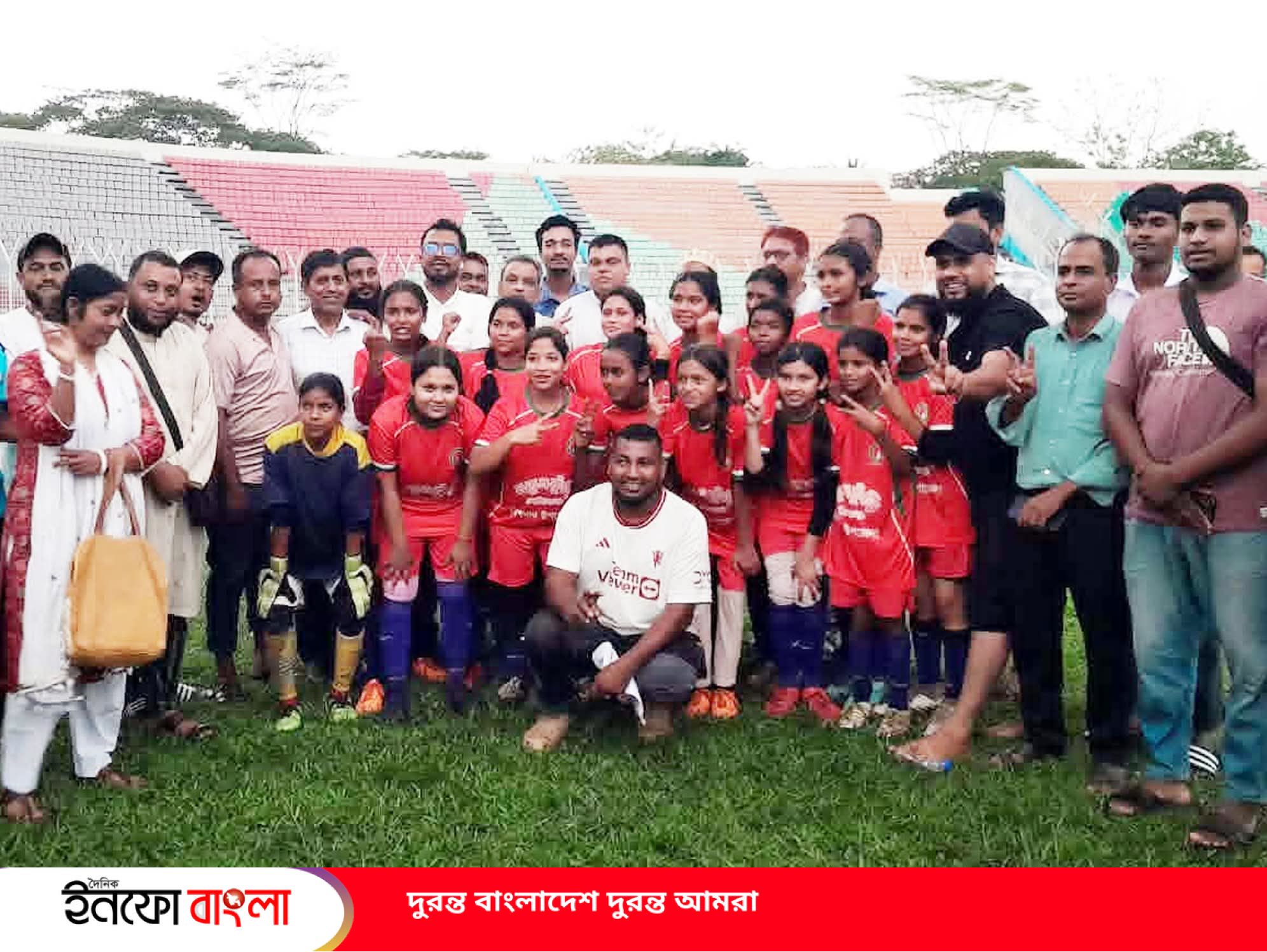 নতুন কুঁড়ি স্পোর্টস অনুর্ধ্ব-১৪ বালিকা ফুটবলে চ্যাম্পিয়ন বিশ্বনাথ উপজেলা