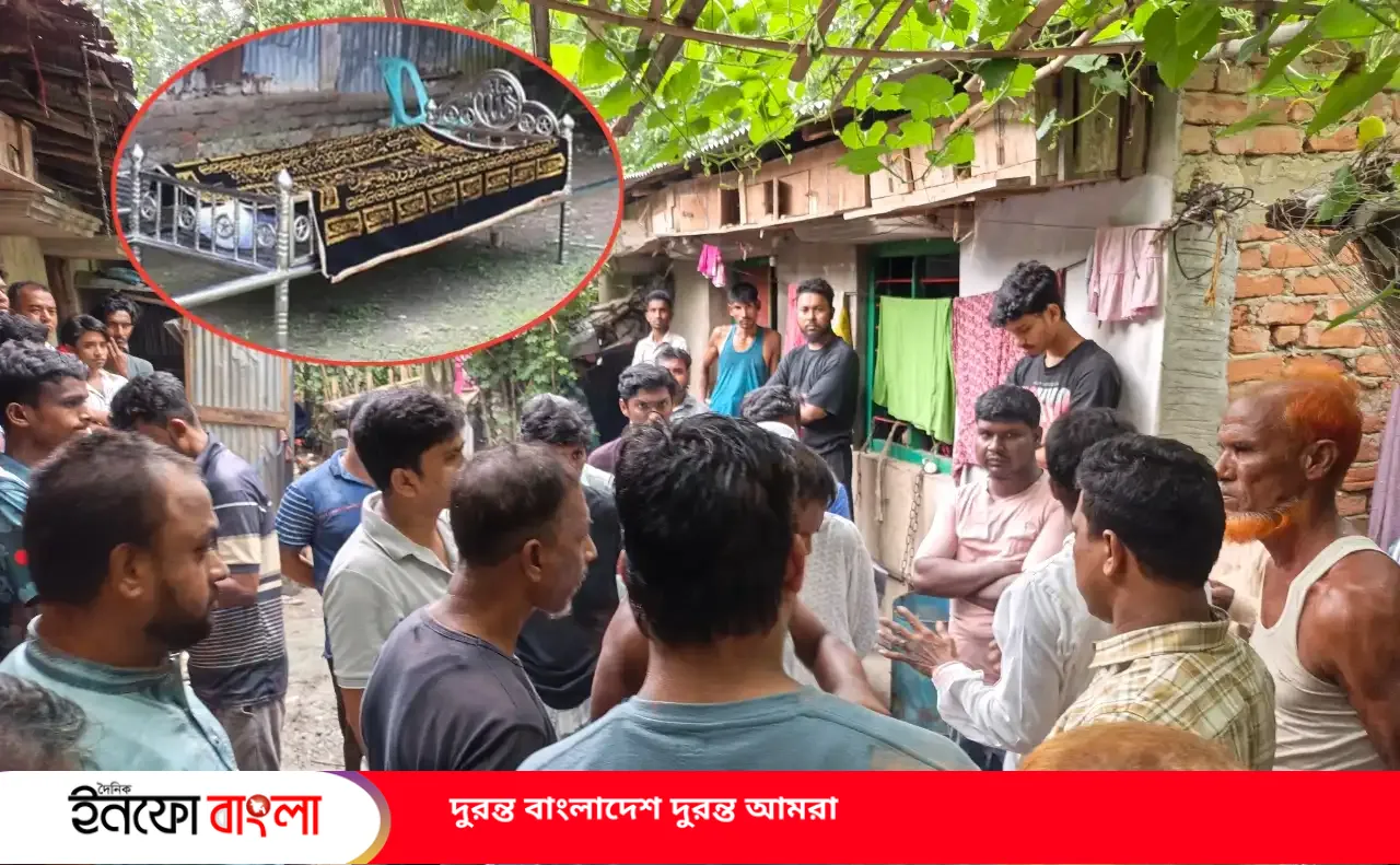 মায়ের লাশ পড়ে রইল, কবরস্থানের দরজা খুলল 