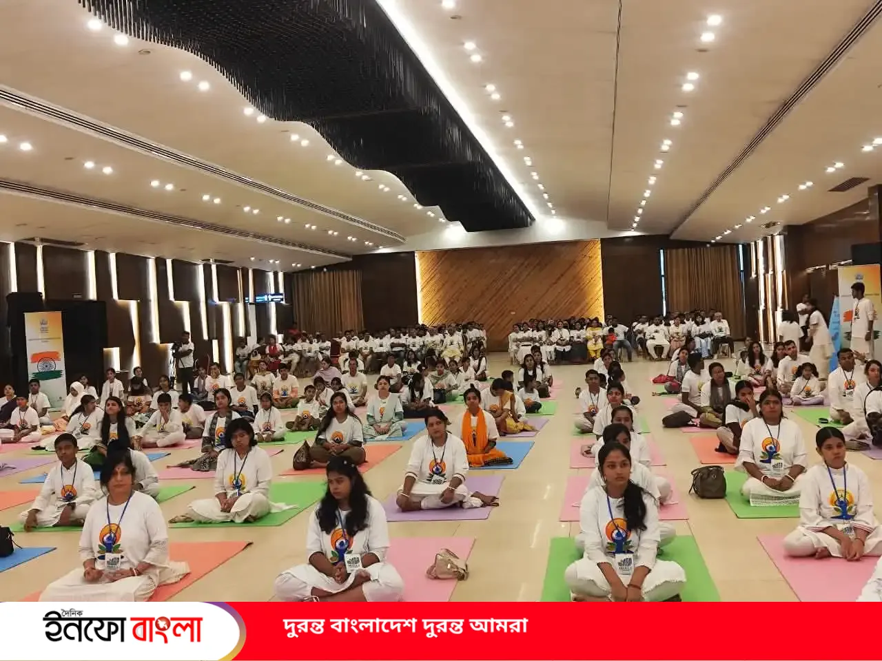 সিলেটে আন্তর্জাতিক যোগ দিবস উদযাপন, সুস্