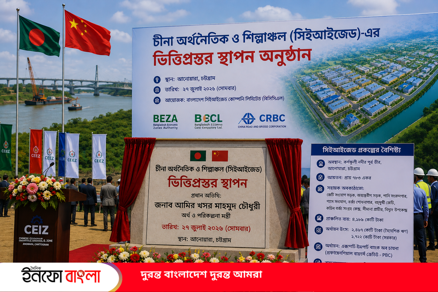 আনোয়ারায় চীনা অর্থনৈতিক অঞ্চলের ভিত্তি
