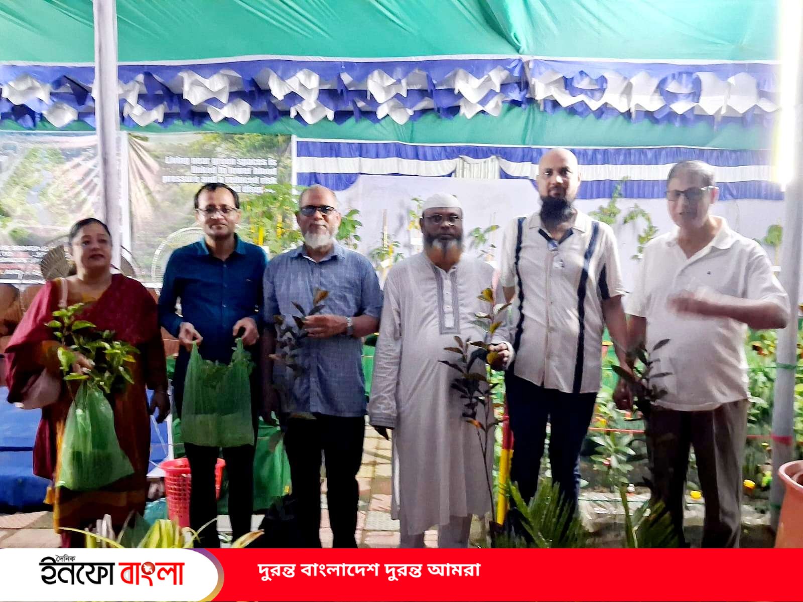সিলেটে এসএসসি ’৯১-এর বৃক্ষমেলা পরিদর্শন 
